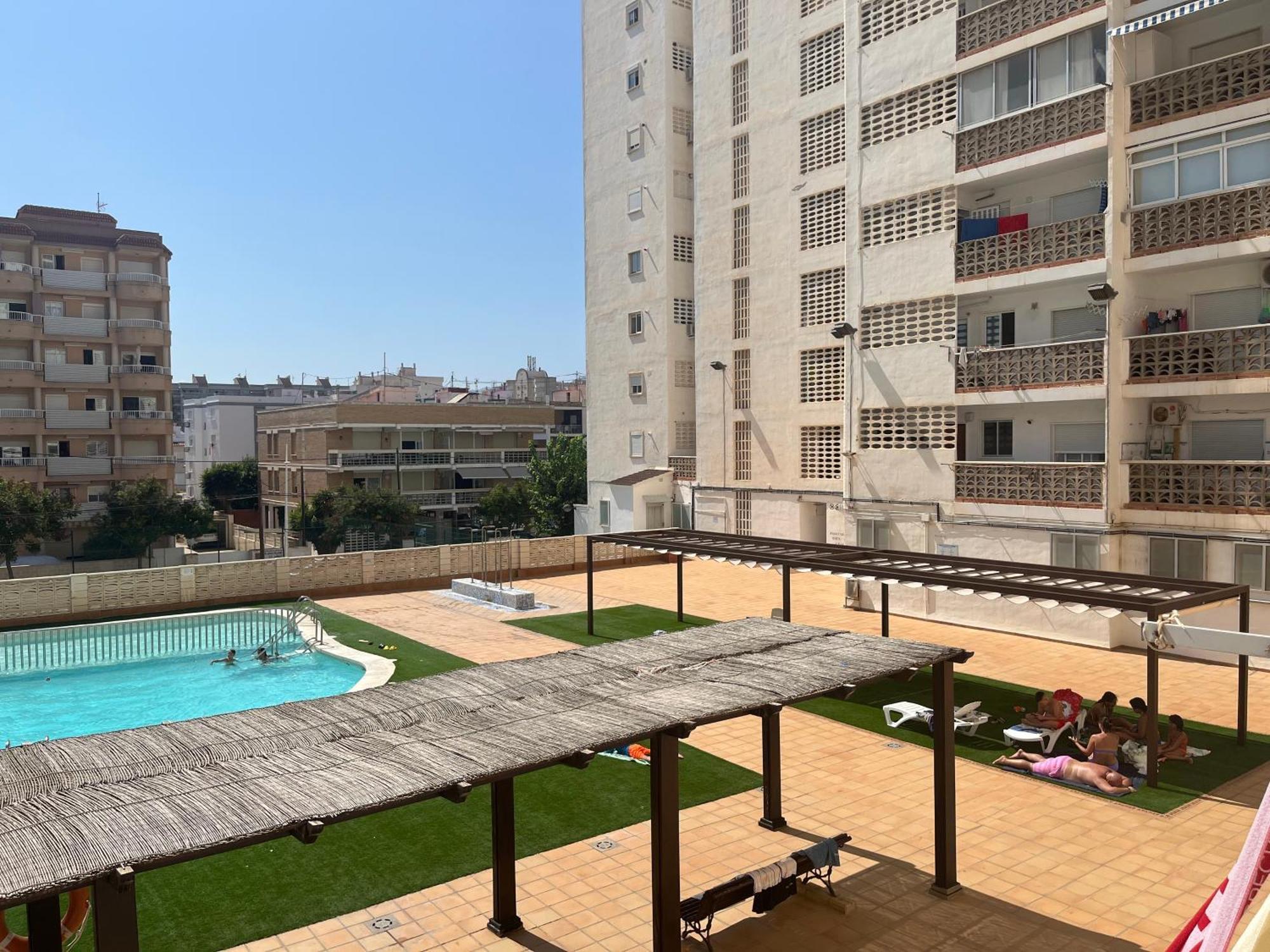Apartamento 1ª Linea De Playa - Con Piscina Y Parking Playa de Gandia Экстерьер фото